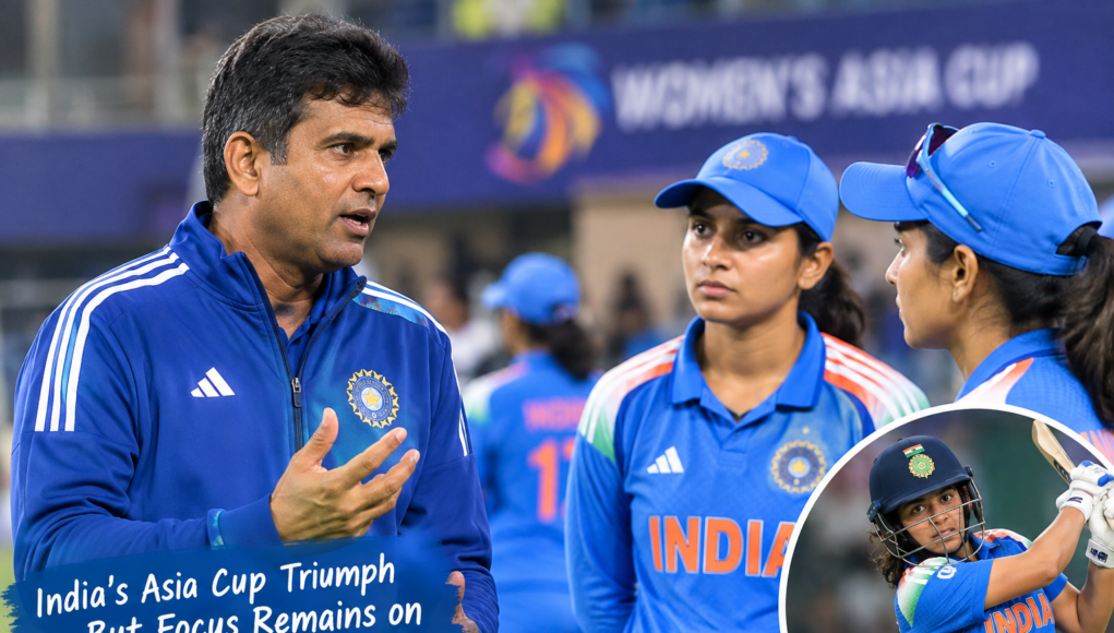 Muzumdar Wants India to Improve Fielding After Asia Cup Triumph Muzumdar Wants India to Improve Fielding After Asia Cup Triumph